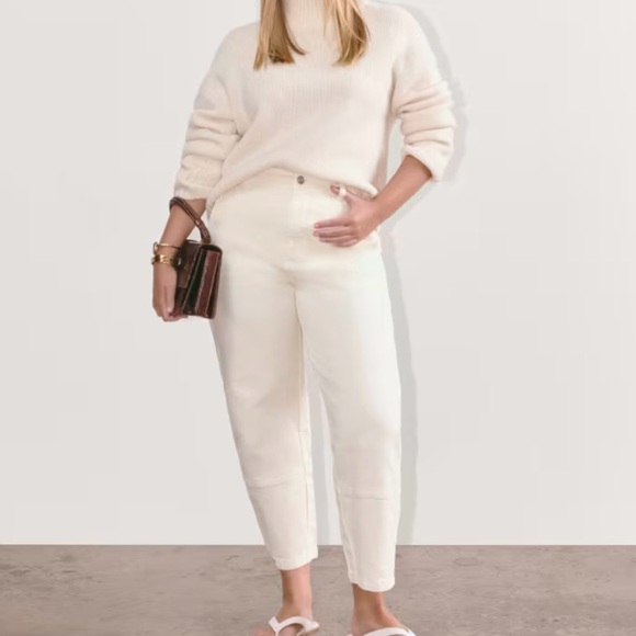 New Everlane Utility Barrel Pant in Bone - Picture 5 of 7